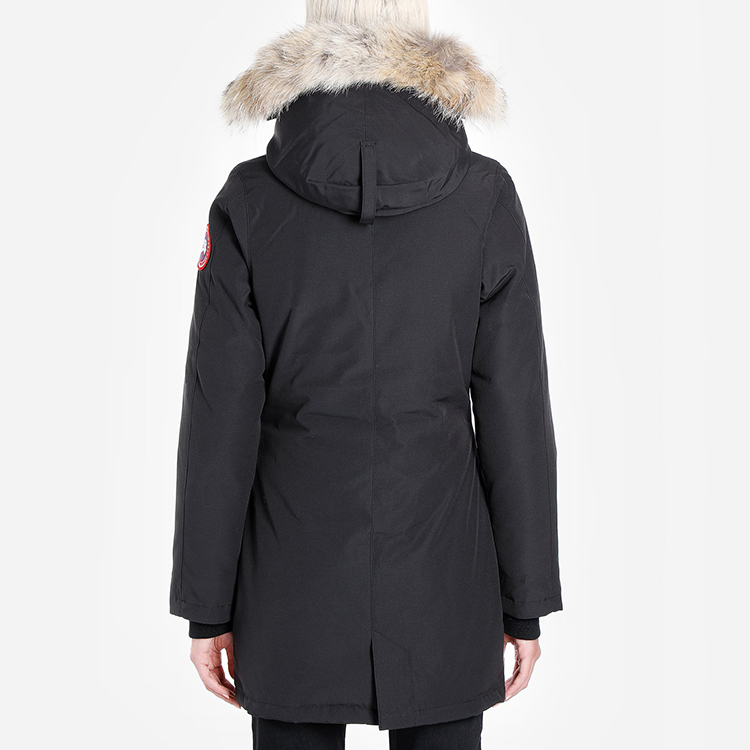 Purchase (W) Canada Goose Victoria Series Red Label Down Parka Hitam 3037L-61
