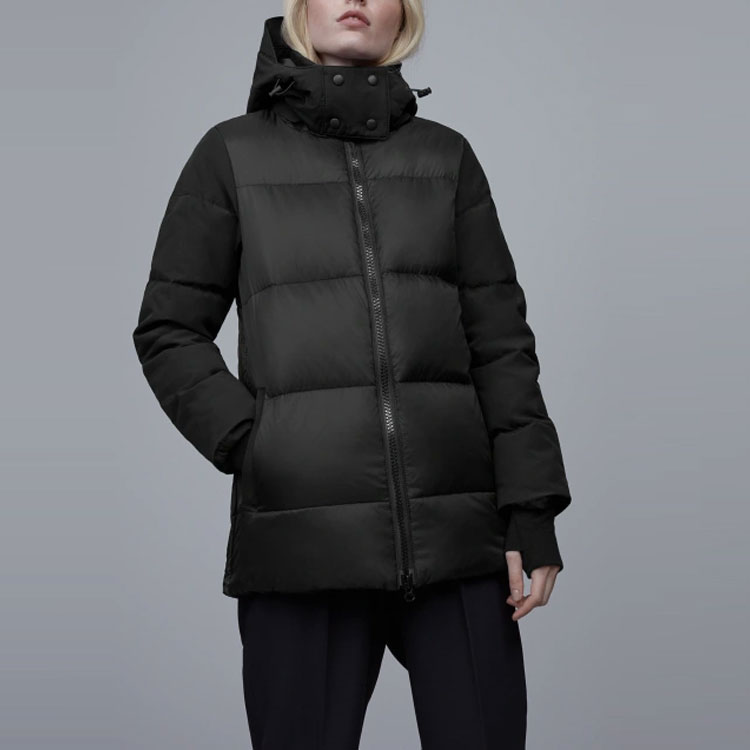 Purchase (Women) Canada Goose Whitehorse Black Label Mid-Length Down Coat for Women 3204LB-61