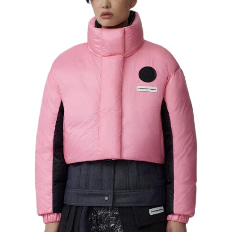 Shop (Women) Canada Goose x Feng Chen Wang x Xu Zhen FW22 Colorblock Down Jacket Women 6681LFW-1334