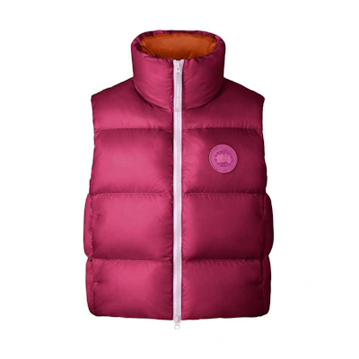 (Women) Canada Goose Paola Pivi Atwood PBI Sleeveless Down Vest Plum Red 1100WPB-1422
