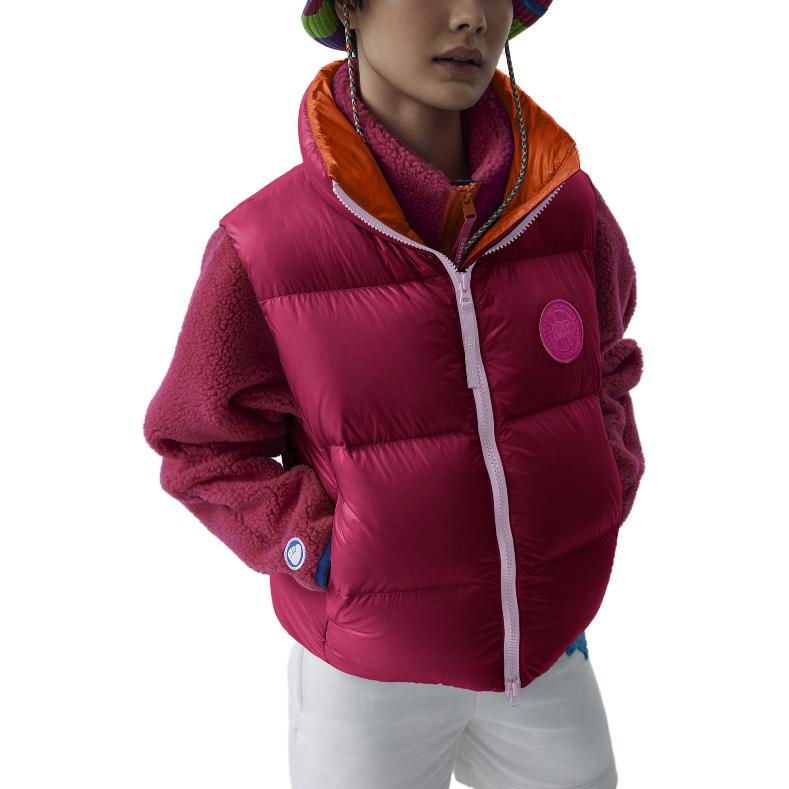 (Women) Canada Goose Paola Pivi  Atwood PBI Sleeveless Down Vest Plum Red 1100WPB-1422 圖 7