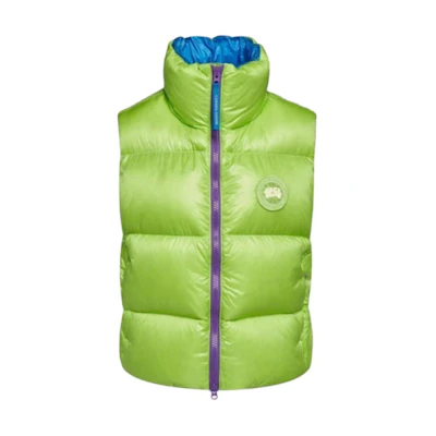 (Women) Canada Goose Paola Pivi Atwood Vest Fluorescent Green Windproof Down. 1100WPB-1420