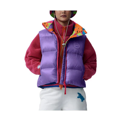(Women) Canada Goose Paola Pivi Down Vest Sleeveless Zipper Logo Collab. 1100WPB-1418