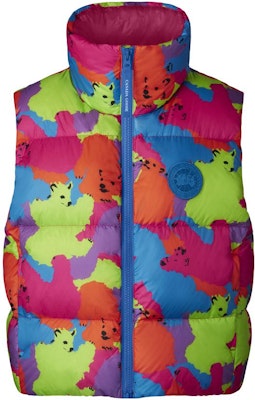 (Women) Canada Goose x Paola Pivi SS23 Cartoon Print Logo Down Vest. 1100WPB1-1636 Order (Women) Canada Goose x Paola Pivi SS23 Cartoon Print Logo Down Vest. 1100WPB1-1636
