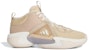 (W) Candace Parker x adidas Exhibit Select Mid 'Champagne' dalam warna Champagne. IE9341