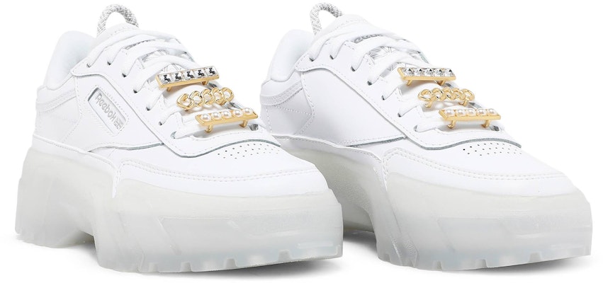 (Women) Cardi B x Reebok Club C 'Triple White' GX0038 Cheap (Women) Cardi B x Reebok Club C 'Triple White' GX0038