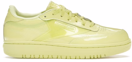 (Women) Cardi B x Reebok Coated Club C Double 'High Vis Green' H02568 (Women) Cardi B x Reebok Coated Club C Double 'High Vis Green' H02568