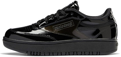 (Women) Cardi B x Reebok Coated Club C Double 'Triple Black' H02565 (Women) Cardi B x Reebok Coated Club C Double 'Triple Black' H02565
