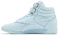 (W) Cardi B x Reebok Freestyle High 'Glass Blue' - Biru Kaca GV6615