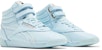 (W) Cardi B x Reebok Freestyle High 'Glass Blue' - Biru Kaca GV6615