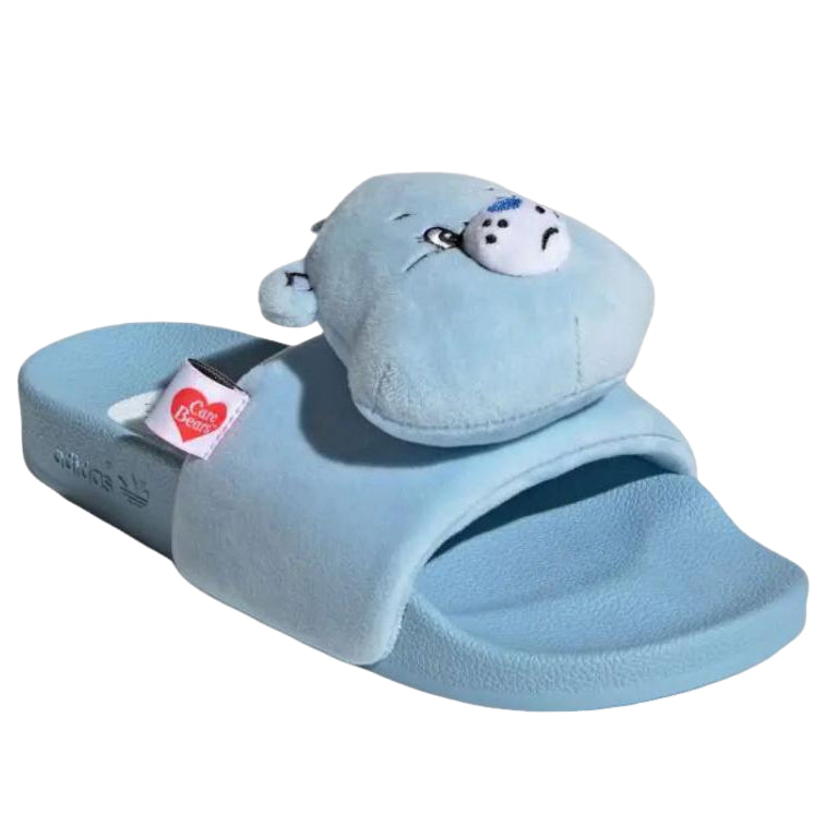 Lookbook (Women) Care Bears x adidas Adilette Slide 'Clear Sky' KH9954