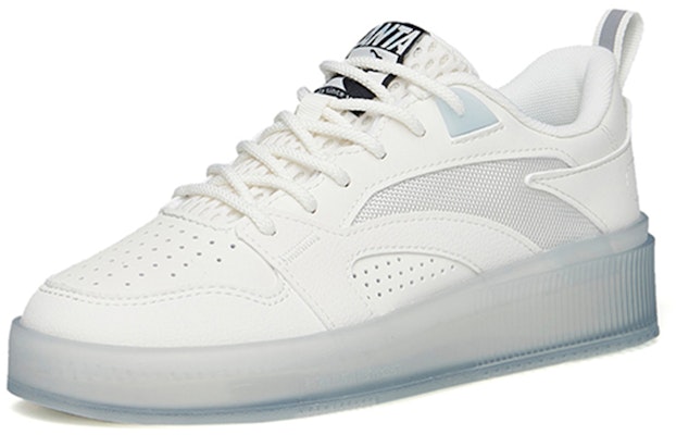 (W) アンタ×ケアベア スケボーシューズラブアロット 白/青 122228040-1 Lookbook (W) アンタ×ケアベア スケボーシューズラブアロット 白/青 122228040-1