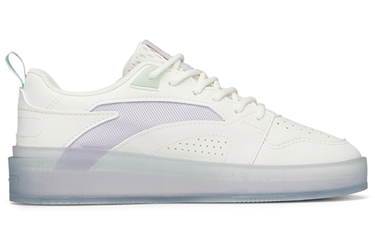 Order 愛心小熊 x 安踏 低幫 板鞋 女款 白紫