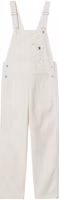 Order (Women) Carhartt WIP Bib Overall Straight White - Adjustable Straps, Long Fit. I032965-D6-02