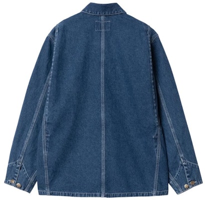 (Women) Carhartt WIP Blue Loose Fit Multi-Pocket Denim Jacket. I031923-01-06 Lookbook (Women) Carhartt WIP Blue Loose Fit Multi-Pocket Denim Jacket. I031923-01-06