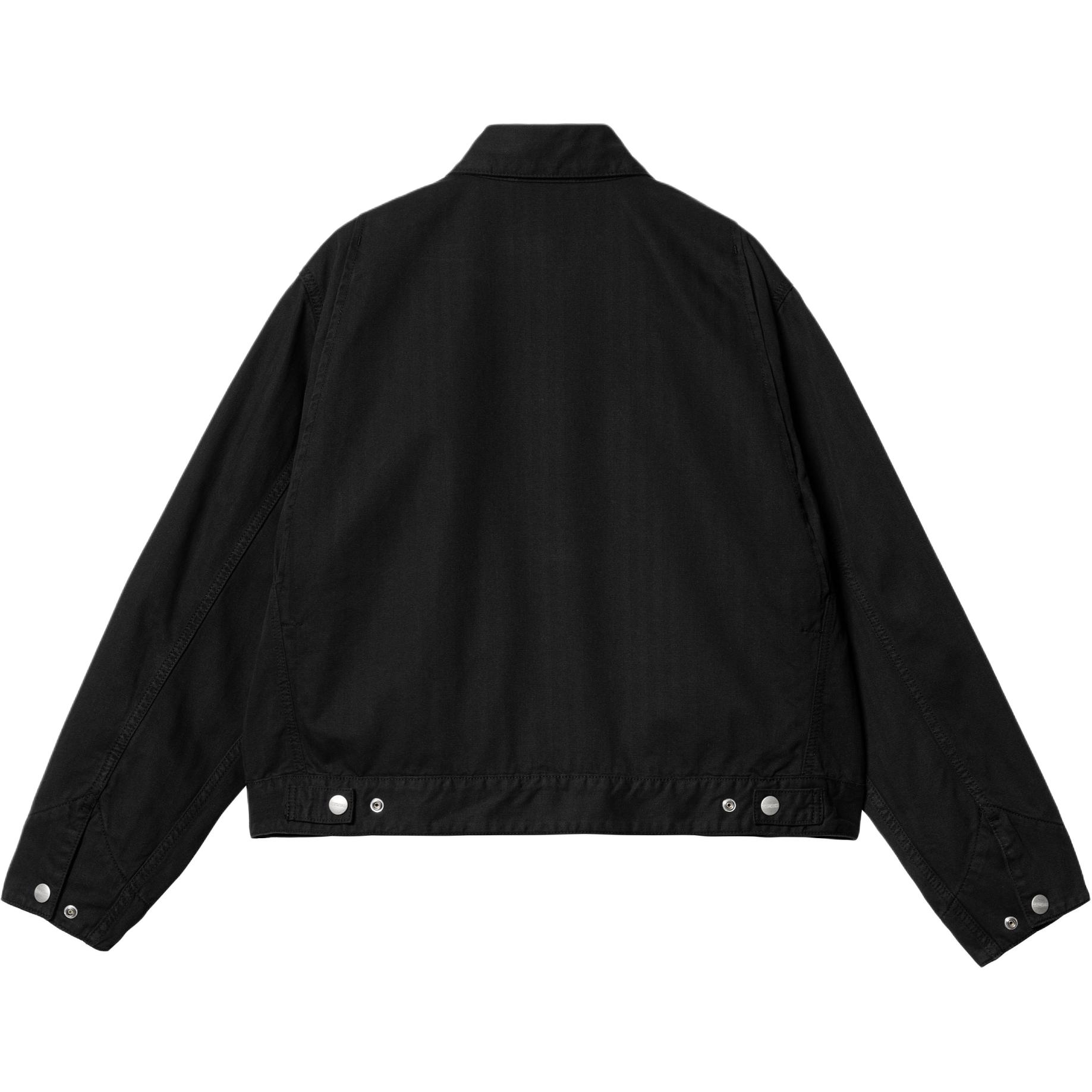 Lookbook (W) Carhartt WIP Norris夹克黑色-可调袖口下摆带口袋 I033568-89-GD