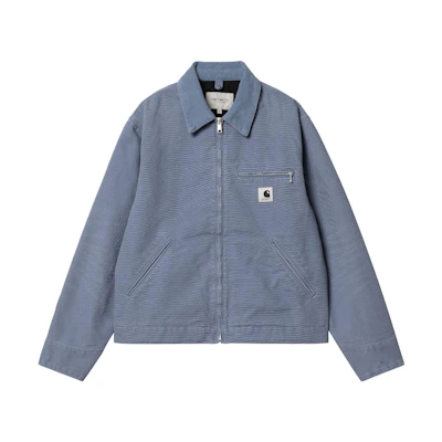 (Women) Carhartt WIP OG Detroit Jacket Logo Zip Long Sleeve Blue Purple SS24. I031571-25A-3K