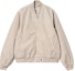 Buy (W) Carhartt WIP OG Santa Fe Bomber Beige Jacket - Desain Kerah Baseball SS24. I033154-1YC-4J