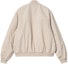 Lookbook (W) Carhartt WIP OG Santa Fe Bomber Beige Jacket - Desain Kerah Baseball SS24. I033154-1YC-4J