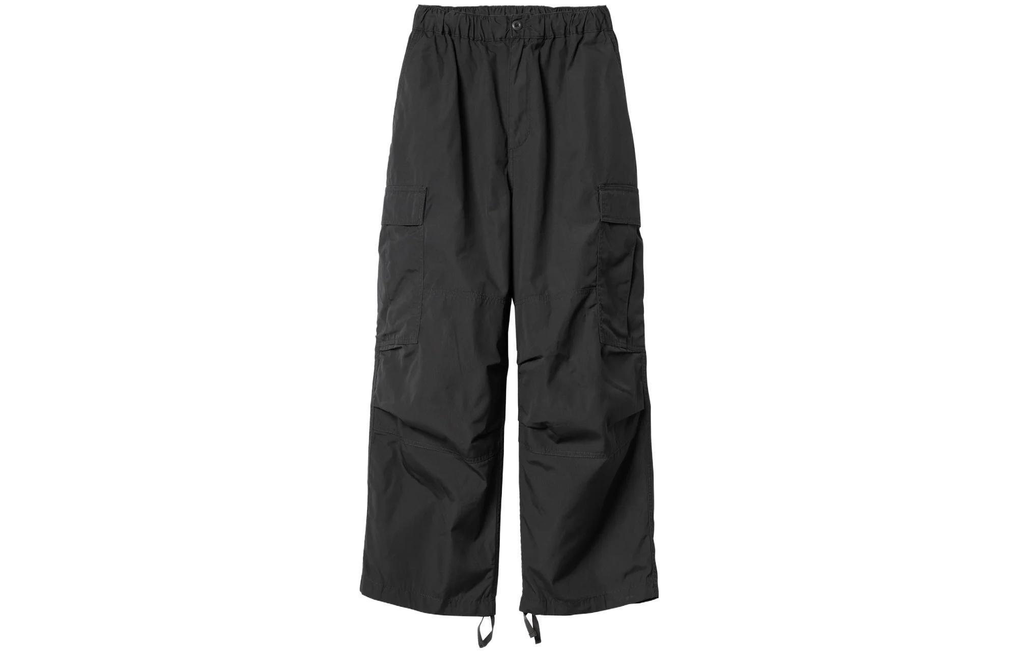 Order (W) Carhartt WIP Seluar Kerja Longgar Pinggang Elastik Warna Solid I032260-0WG-02