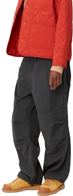 (W) Carhartt WIP Seluar Kerja Longgar Pinggang Elastik Warna Solid I032260-0WG-02 Sizing (W) Carhartt WIP Seluar Kerja Longgar Pinggang Elastik Warna Solid I032260-0WG-02