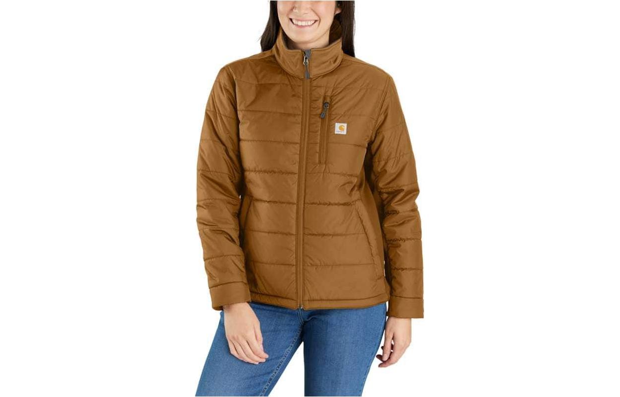 Order (W) Carhartt WIP 轻便羽绒夹克宽松版型带标志和拉链 105912