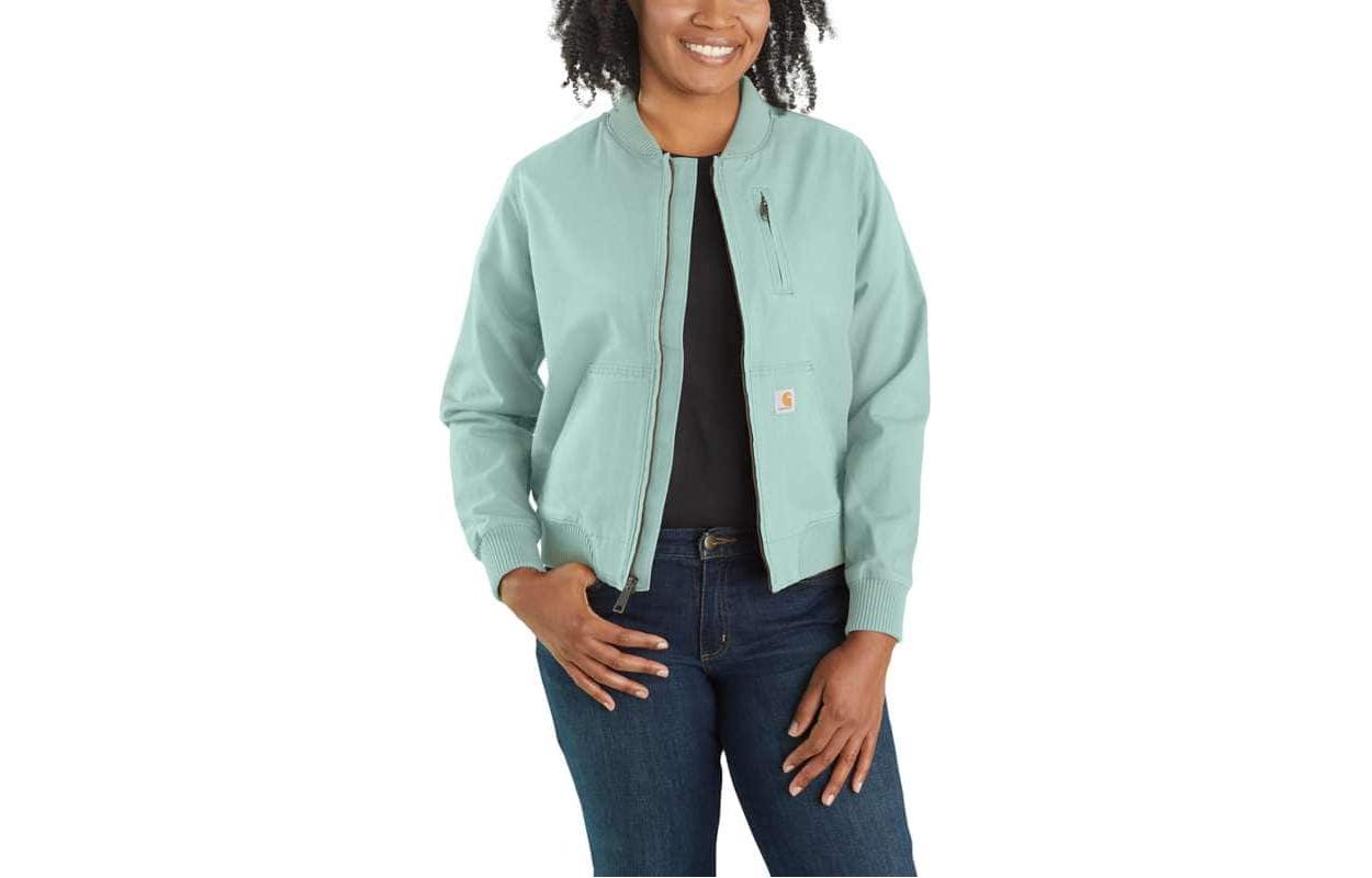 (Women) Carhartt WIP Carhartt Rugged Flex Canvas Jacket Relaxed Fit - 1 Warm Rating Winter Wear 102524 圖 5