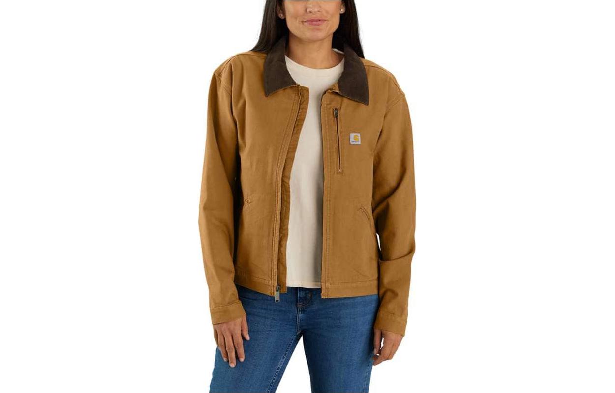 Order (Women) Carhartt WIP Carhartt Rugged Flex Detroit Jacket Loose Fit Canvas Coat 106208