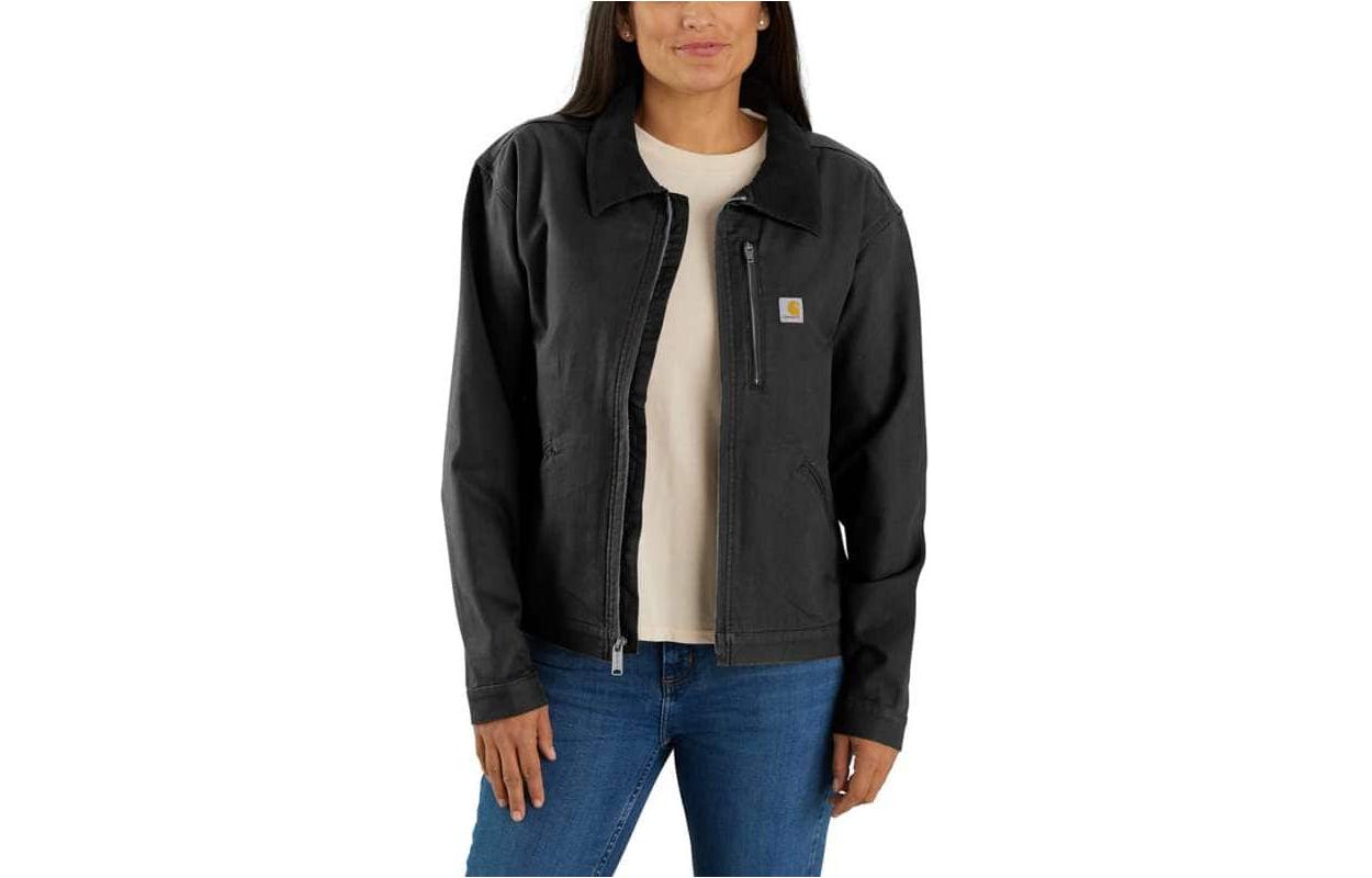 Lookbook (Women) Carhartt WIP Carhartt Rugged Flex Detroit Jacket Loose Fit Canvas Coat 106208