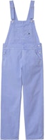 (Women) Carhartt WIP Detour Relaxed Fit Overalls with Pocket and Tag Detail. I030287-1D3-FH (Women) Carhartt WIP Detour Relaxed Fit Overalls with Pocket and Tag Detail. I030287-1D3-FH