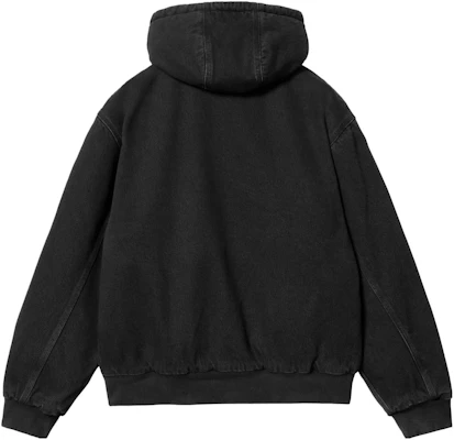 (W) Carhartt WIP Elliot Jaket Hitam Bertudung Lengan Panjang Lelaki. I032240-89-06 Lookbook (W) Carhartt WIP Elliot Jaket Hitam Bertudung Lengan Panjang Lelaki. I032240-89-06