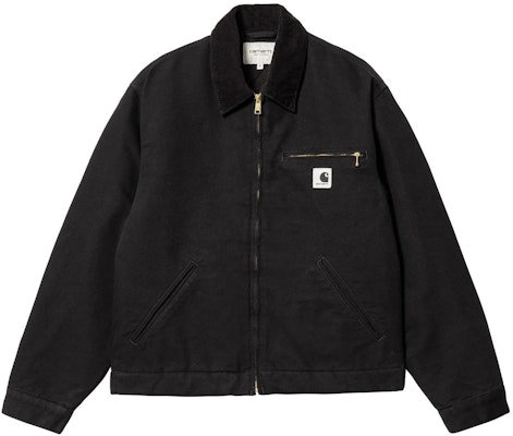 (Women) Carhartt WIP FW22 Detroit Jacket - Black Long Sleeve Straight Cut Jacket. I031171-00E-02 Order (Women) Carhartt WIP FW22 Detroit Jacket - Black Long Sleeve Straight Cut Jacket. I031171-00E-02