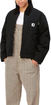 (Women) Carhartt WIP FW22 Detroit Jacket - Black Long Sleeve Straight Cut Jacket. I031171-00E-02 Sizing (Women) Carhartt WIP FW22 Detroit Jacket - Black Long Sleeve Straight Cut Jacket. I031171-00E-02