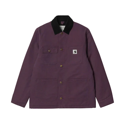 (Women) Carhartt WIP FW22 W Irving Coat Dark Plum Jacket Purple. I029773-0ZD-02
