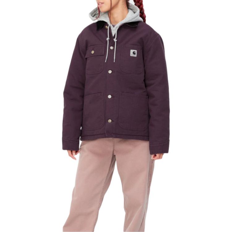 Shop (W) Carhartt WIP FW22 W Irving 外套 深紫色夹克 紫色. I029773-0ZD-02