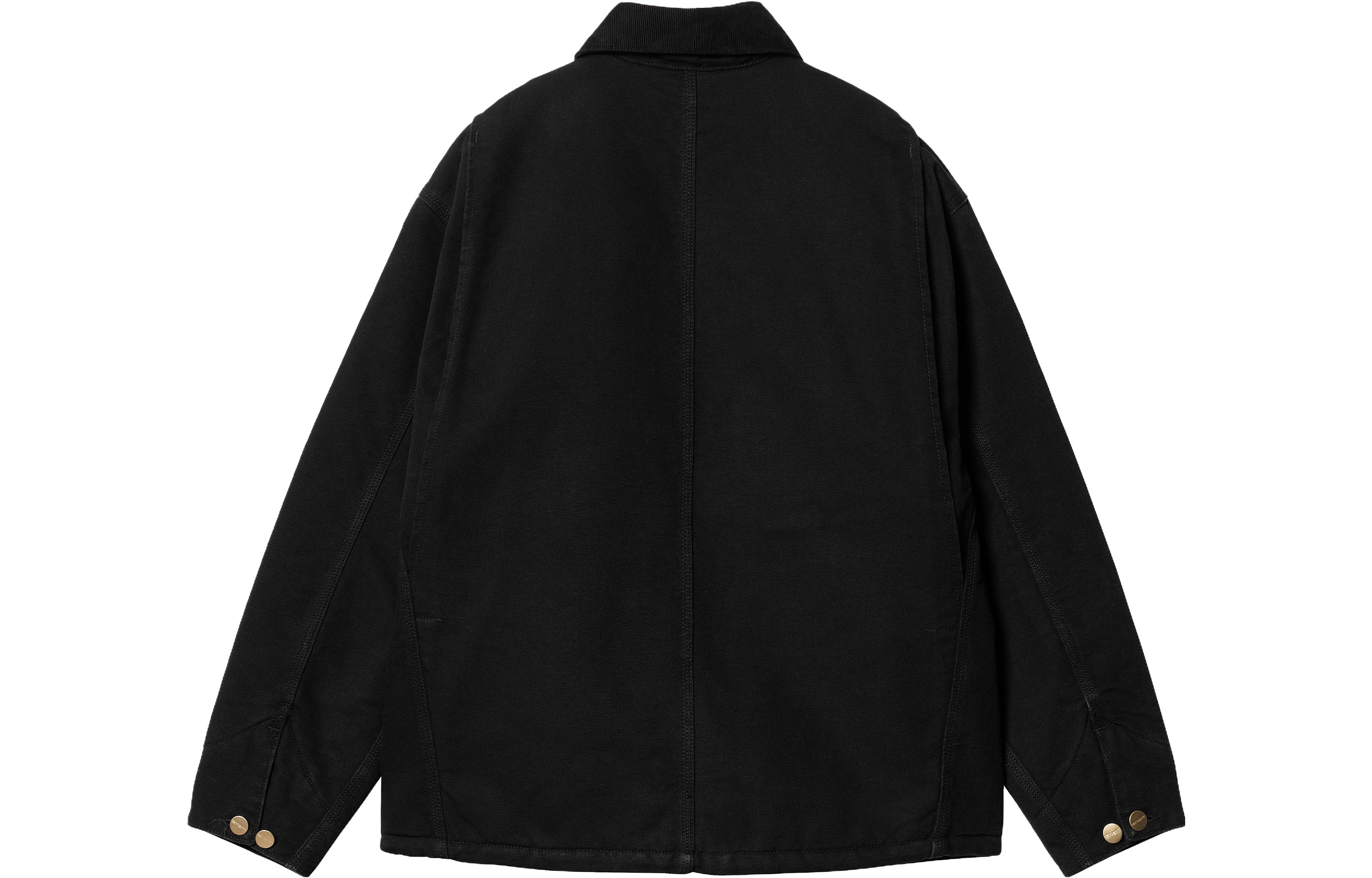 Lookbook (W) Carhartt WIP FW23 密歇根外套 黑色單排扣長袖外套. I032235-00E-02