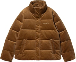 (Women) Carhartt WIP FW23 TOUR Waterproof Corduroy Jacket Brown for Women. I032253-1QL-XX (Women) Carhartt WIP FW23 TOUR Waterproof Corduroy Jacket Brown for Women. I032253-1QL-XX