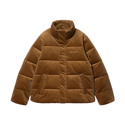 (Women) Carhartt WIP FW23 TOUR Waterproof Corduroy Jacket Brown for Women. I032253-1QL-XX