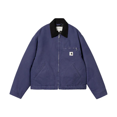 (Women) Carhartt WIP FW24 OG Detroit Jacket Blue - Loose Fit, Long Sleeve. I032236-2CR-02