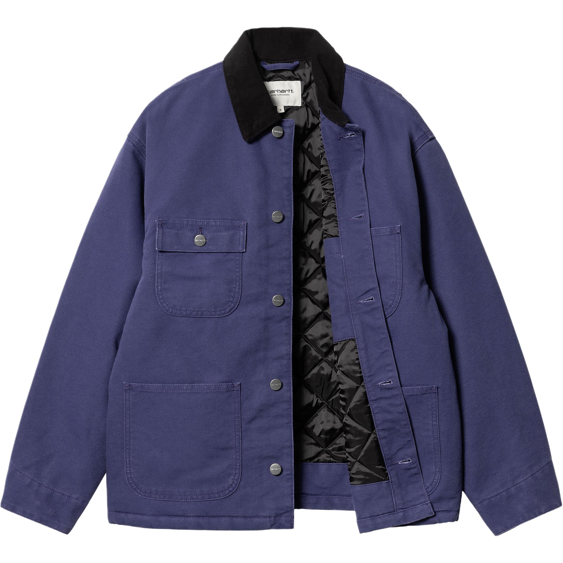 Shop (W) Carhartt WIP FW24 OG Michigan Coat Jaket Lengan Adjustable Biru. I032235-2CR-02