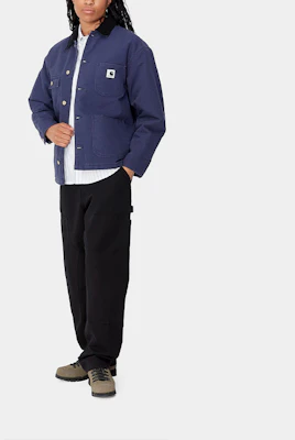 (W) Carhartt WIP FW24 OG Michigan Coat Jaket Lengan Adjustable Biru. I032235-2CR-02 Purchase (W) Carhartt WIP FW24 OG Michigan Coat Jaket Lengan Adjustable Biru. I032235-2CR-02