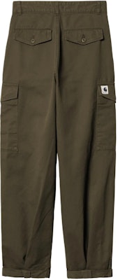 (W) Carhartt WIP FW24 Collins 棕色徽标拉链口袋工装裤 I029789-63-GD Lookbook (W) Carhartt WIP FW24 Collins 棕色徽标拉链口袋工装裤 I029789-63-GD