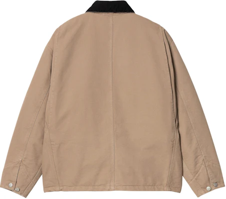 (Women) Carhartt WIP FW24 OG Michigan Coat Beige Jacket with Adjustable Cuffs I032235-2I7-02 Lookbook (Women) Carhartt WIP FW24 OG Michigan Coat Beige Jacket with Adjustable Cuffs I032235-2I7-02