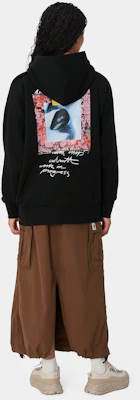 (W) Carhartt WIP Hooded Lips Sweatshirt Loose Fit Hitam I033688-89-XX Details for (W) Carhartt WIP Hooded Lips Sweatshirt Loose Fit Hitam I033688-89-XX