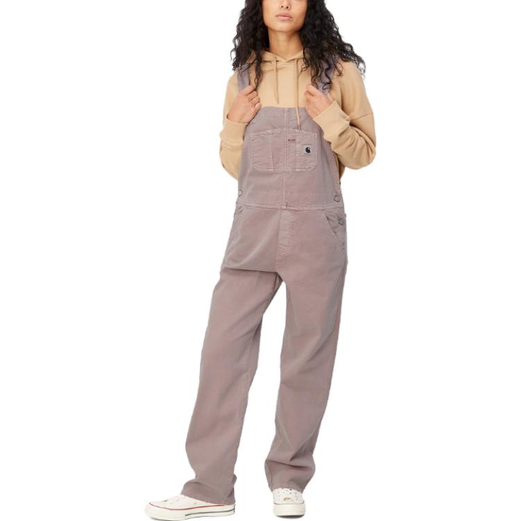 Shop (Women) Carhartt WIP SS23 Detour Pink Relaxed Fit Overalls  Casual Jumpsuit. I030287-1CO-FH