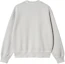Lookbook (W) Carhartt WIP 女士 Nelson 圆领卫衣 浅灰色 - SS24 宽松版型 I029537-1YE-GD
