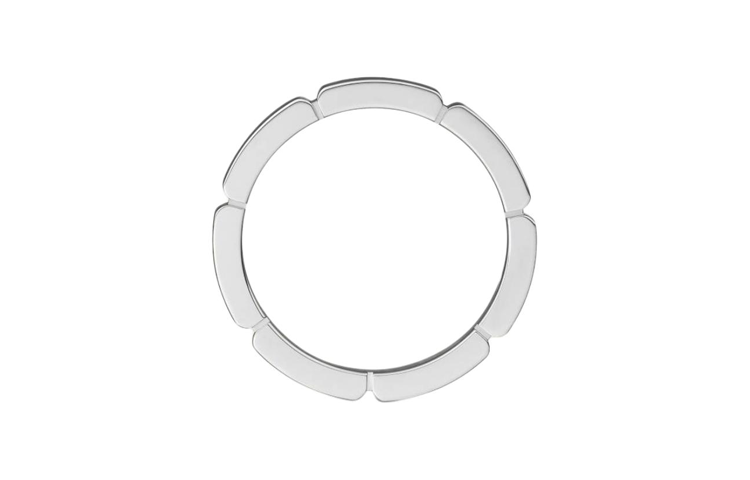 (Women) Cartier Alphabet Design 18K White Gold Ring for Women - Silver B4083500 圖 3