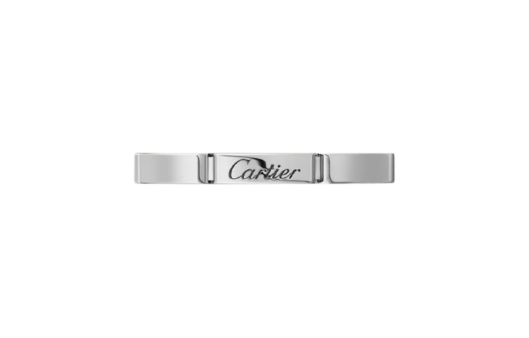(Women) Cartier Alphabet Design 18K White Gold Ring for Women - Silver B4083500 圖 4
