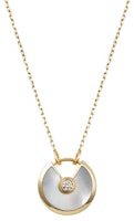 (Women) Cartier Amulette de Cartier 18k Gold Necklace for Women - Elegant Design B7224559 (Women) Cartier Amulette de Cartier 18k Gold Necklace for Women - Elegant Design B7224559