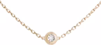 Order (Women) Cartier d'Amour Diamants Légers 18k Gold Single Diamond Bracelet - XS. B6045617